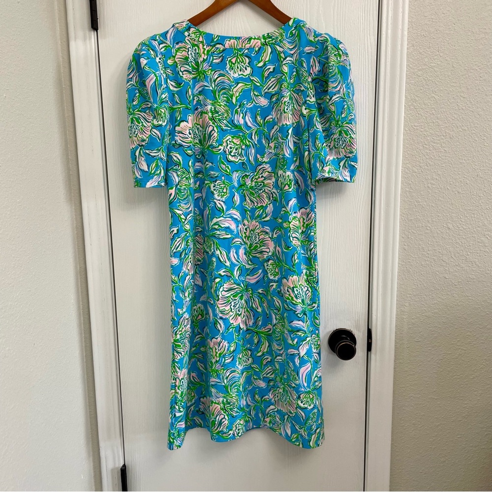 LILLY PULITZER | NWT | Harriet Dress in Cumulus Blue | M - Picture 4 of 7